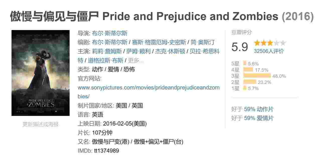 傲慢与偏见与僵尸