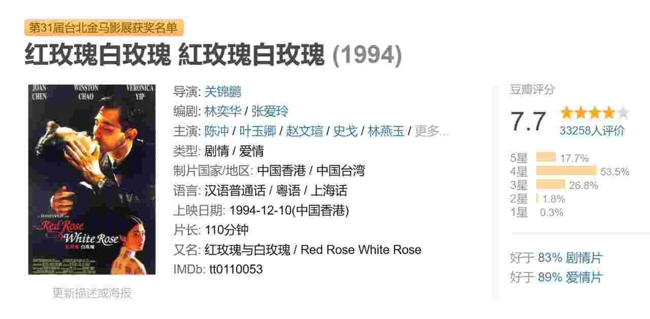 红玫瑰白玫瑰
