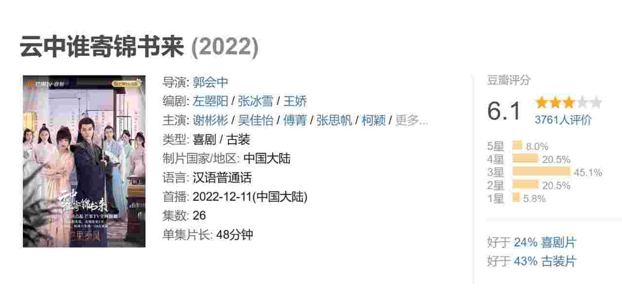 云中谁寄锦书来