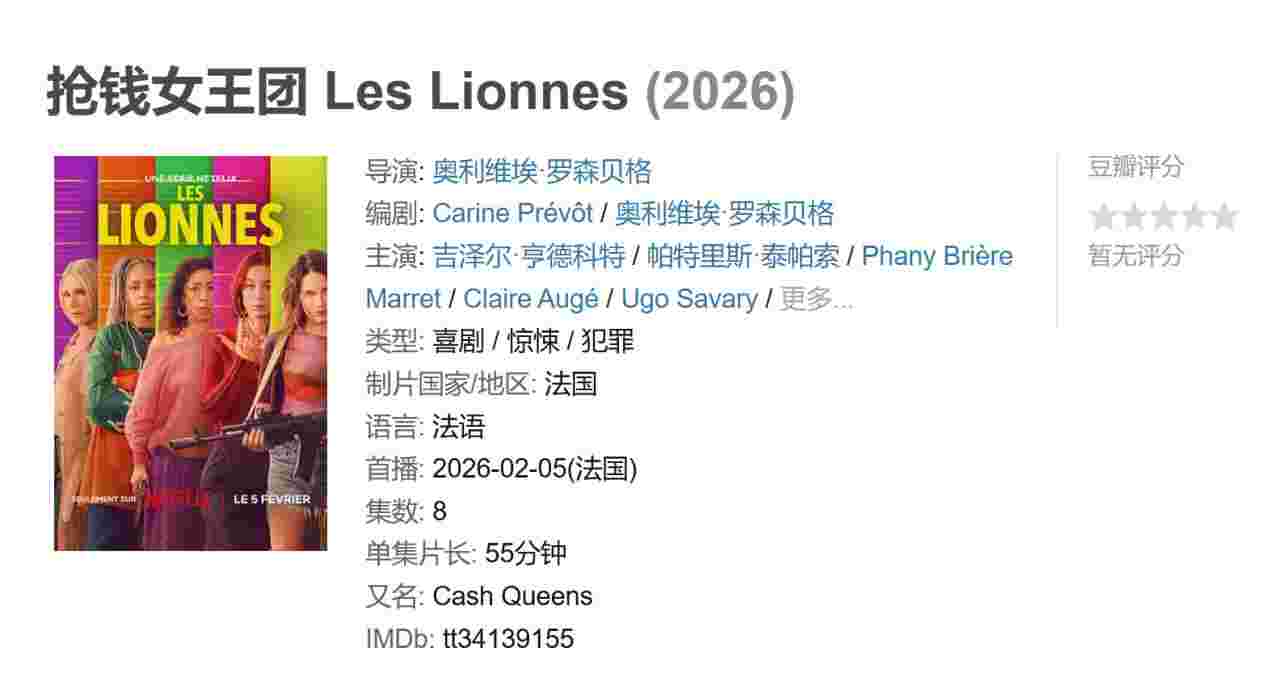 抢钱女王团 Les Lionnes