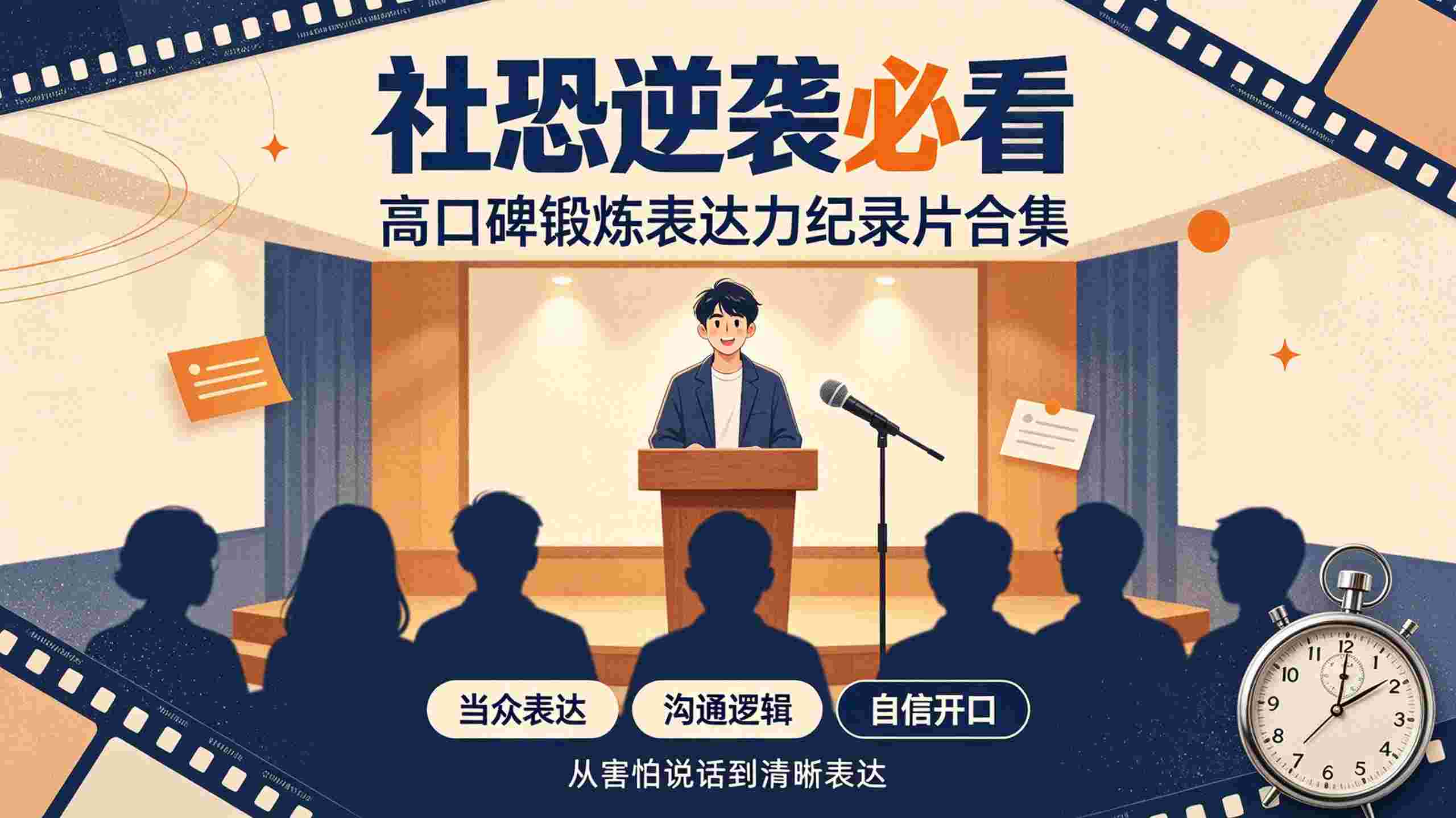 社恐逆袭必看｜高口碑锻炼表达力纪录片合集